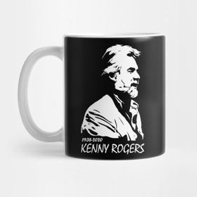 Pixxa Kenny Rogers White Art Kupa Bardak