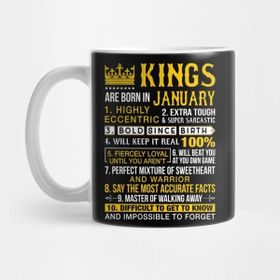 Pixxa Kings Are Born In January Kupa Bardak