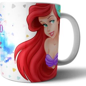 Pixxa Küçük Deniz Kızı / Little Mermaid Kişiye Özel Kupa Bardak