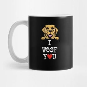 Pixxa Labrador Retriever Dog I Woof You Kupa Bardak