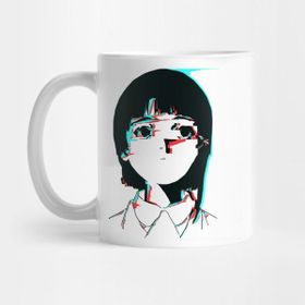 Pixxa Lain 3D Glitch 01 Kupa Bardak