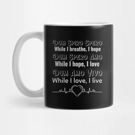 Pixxa Latin Language Inspirational Quote Kupa Bardak