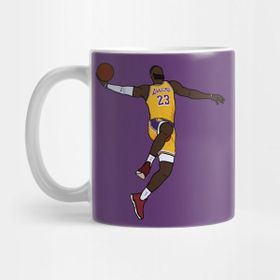 Pixxa Lebron James Tomohawk Smaç Los Angeles Lakers Kupa Bardak