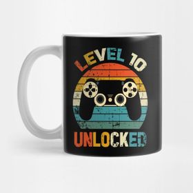 Pixxa Level 10 Unlocked Gamer Kupa Bardak
