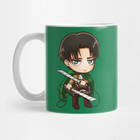 Pixxa Levi Chibi Attack On Titan Kupa Bardak