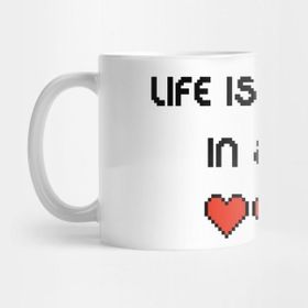 Pixxa Life Is Better In 8-Bit Kupa Bardak