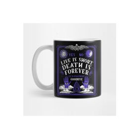 Pixxa Life Is Short Death Is Forever Ouija Magic Witch Occult Kupa Bardak
