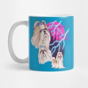 Pixxa Lightning Shih Tzu Kupa Bardak