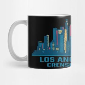 Pixxa Los Angeles Crenshaw California Skyline Kupa Bardak