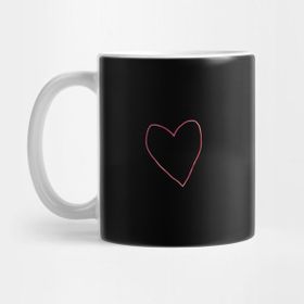 Pixxa Love-A-Lot Symbol Two Hearts Kalp Kupa Bardak