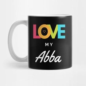 Pixxa Love My Abba Grandparent Appreciation Kupa Bardak