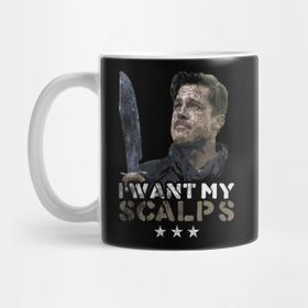 Pixxa LT Aldo Raine I Want My Scalps Brad Pitt Kupa Bardak