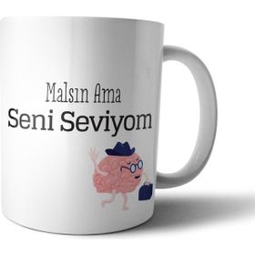 Pixxa Malsın Ama Seni Seviyom Kupa Bardak