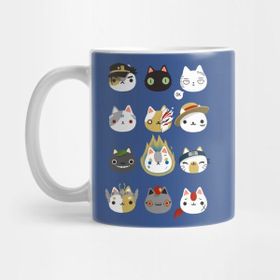 Pixxa Manga Anime Cats Kedi Kupa Bardak