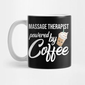 Pixxa Massage Therapist Powered By Coffee Funny Gift Idea Kupa Bardak