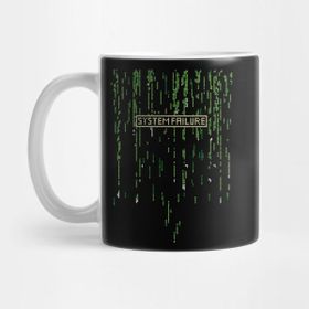 Pixxa Matrix System Failure Ugly Sweater Stitch Matrix Kupa Bardak