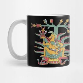 Pixxa Mayahuel Aztec Goddess Of Maguey Or Agave - Aztec Deity Kupa Bardak