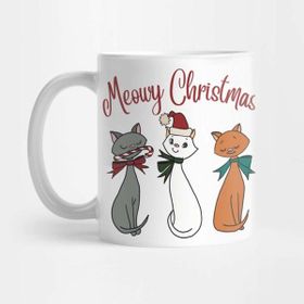 Pixxa Meowy Christmas Kupa Bardak