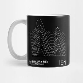 Pixxa Mercury Rev / Minimalist Graphic Fan Artwork Design Kupa Bardak