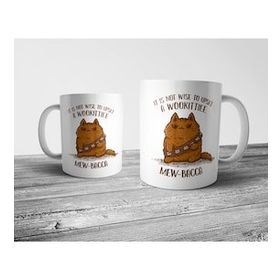 Pixxa Mew-Bacca Star Wars Kedi Chewbacca Model 1 Kupa Bardak