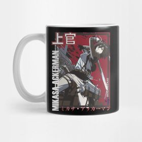 Pixxa Mikasa Ackerman Attack On Titan Kupa Bardak
