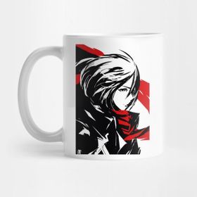 Pixxa Mikasa Attack On Titan Kupa Bardak