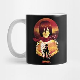 Pixxa Mikasa Attack On Titan Kupa Bardak