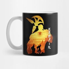 Pixxa Minimalist Silhouette Escanor Kupa Bardak