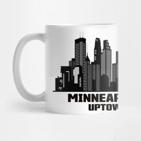 Pixxa Minneapolis Uptown Minnesota Skyline Kupa Bardak