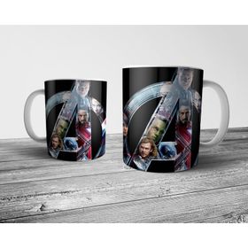 Pixxa Model 1 Avengers Yenilmezler Logo Kupa Bardak