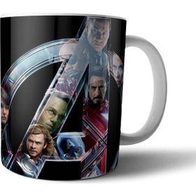 Pixxa Model 1 Avengers Yenilmezler Logo Kupa Bardak