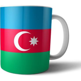 Pixxa Model 1 Azerbaycan Bayrağ Kupa Bardak