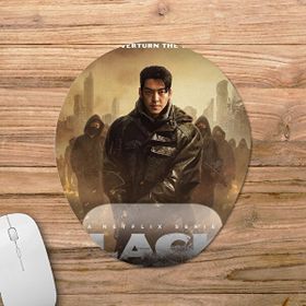 Pixxa Model - 1 Black Knight Bilek Destekli Mouse Pad