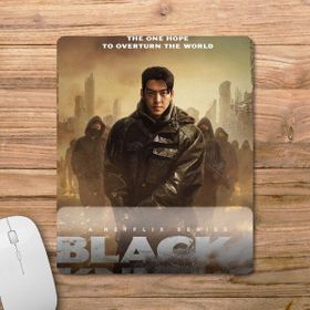 Pixxa Model - 1 Black Knight Bilek Destekli Mouse Pad