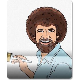 Pixxa Model - 1 Bob Ross Bilek Destekli Mouse Pad
