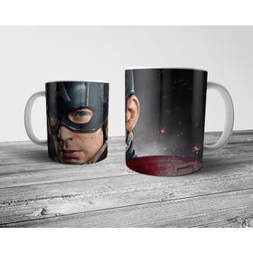 Pixxa Model 1 Captain America Kaptan Amerika Kupa Bardak