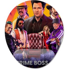 Pixxa Model - 1 Crime Boss: Rockay City Bilek Destekli Mouse Pad