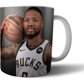 Pixxa Model 1 Damian Lillard Milwaukee Bucks Nba Kupa Bardak