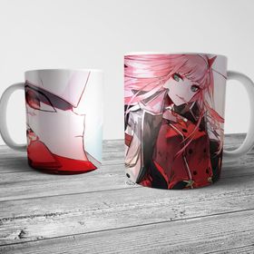 Pixxa Model 1 Darling in the Franxx - Zero Two Kupa Bardak