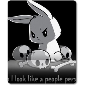 Pixxa Model 1 Do I Look Like a People Person - İnsan Sevmiyorum Bilek Destekli Mouse Pad