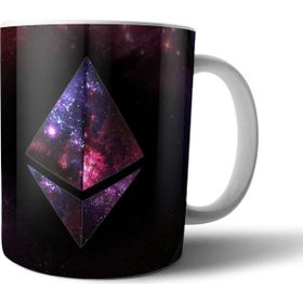 Pixxa Model 1 Ethereum Eteryum ETH Logo Kupa Bardak