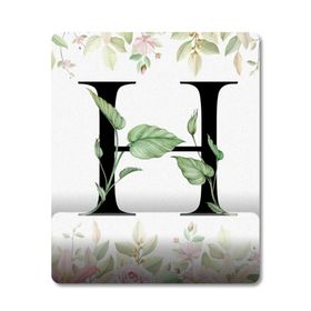 Pixxa Model 1 H Harfi Çiçekli Harf Bilek Destekli Mouse Pad