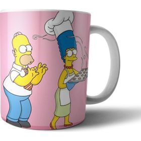 Pixxa Model 1 Homer ve Marge Kupa Bardak