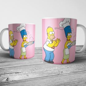 Pixxa Model 1 Homer ve Marge Kupa Bardak