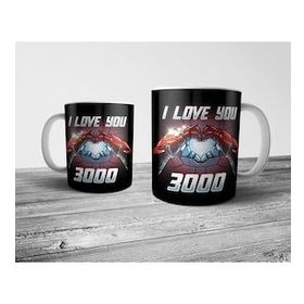Pixxa Model 1 I Love You 3000 Iron Man Avengers Kupa Bardak
