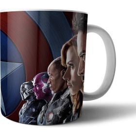 Pixxa Model 1 Kahramanların Savaşı Civil War Kupa Bardak