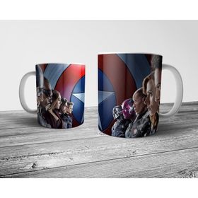 Pixxa Model 1 Kahramanların Savaşı Civil War Kupa Bardak