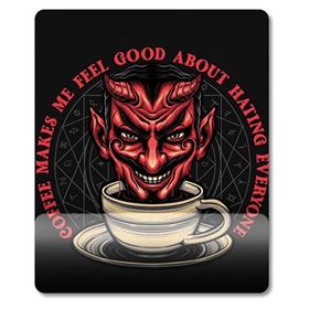 Pixxa Model 1 Kahve Coffee Makes Me Feel Good About Hating Everyone Bilek Destekli Mouse Pad