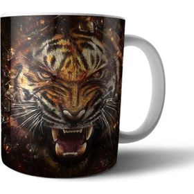 Pixxa Model 1 Kaplan Tiger Hayvanlar Alemi Kupa Bardak