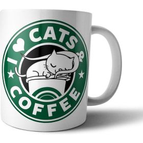 Pixxa Model 1 Kedi ve Kahve Starbucks Cats and Coffee Kupa Bardak